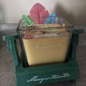 Yankee candle “Margaritaville” & Adirondack Holder